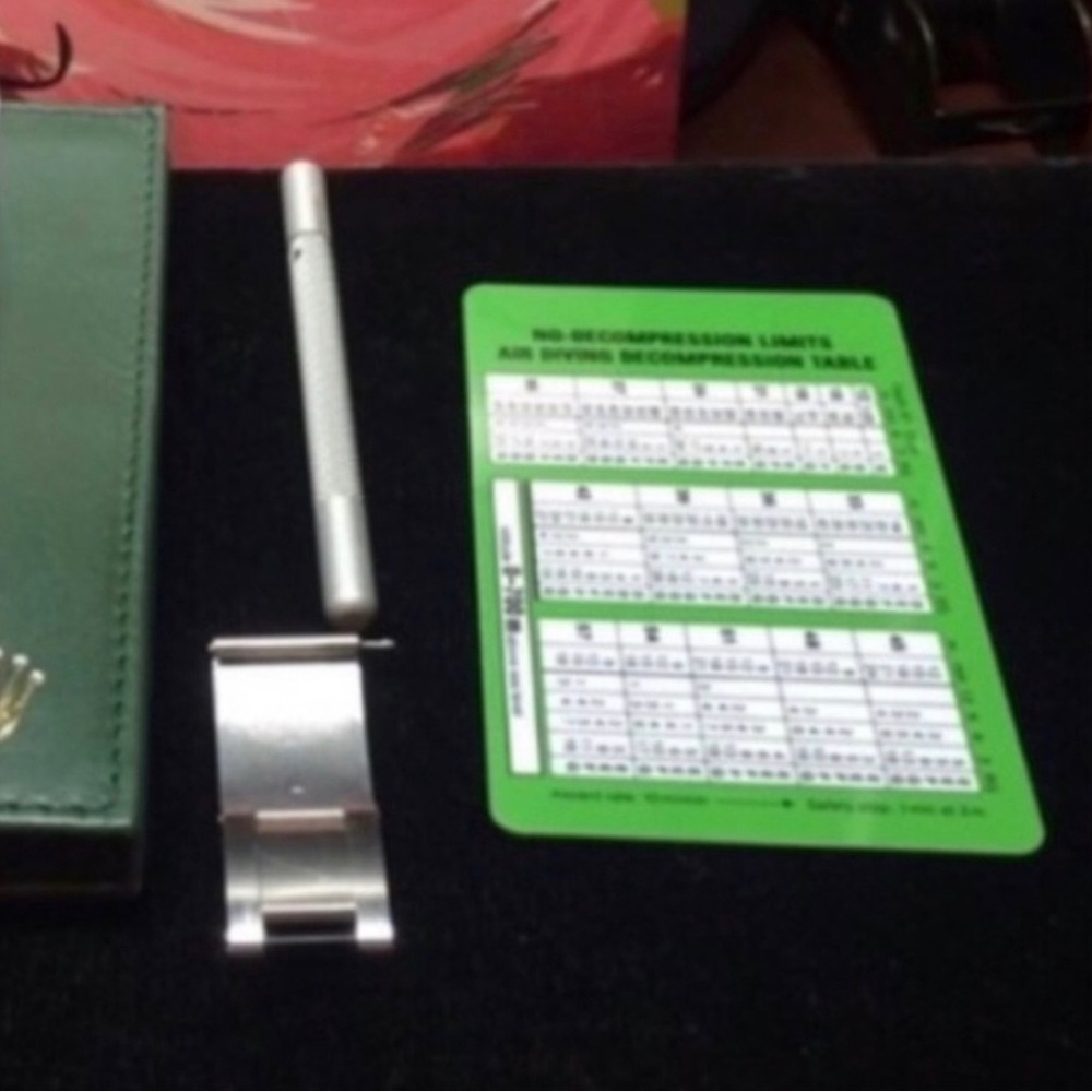 Rolex sea dweller, 4000 tool kit and link
